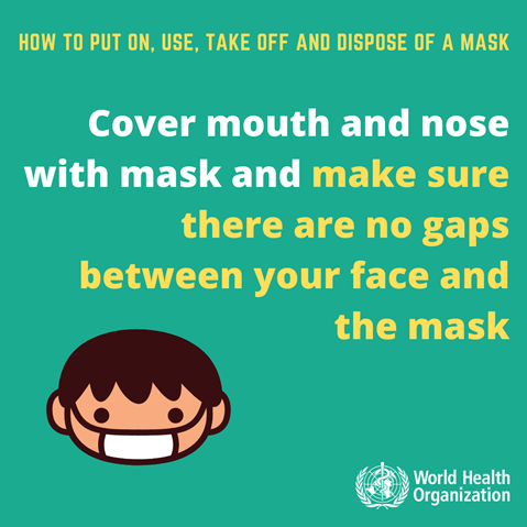 Infographic visualising the recommended advice.